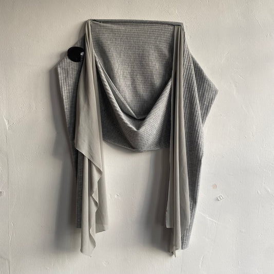 Grey jersey bolero